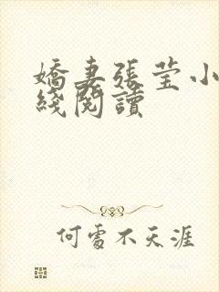 娇妻张莹小说在线阅读