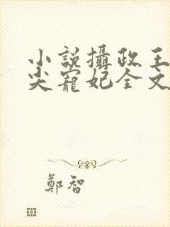 小说摄政王的心尖宠妃全文免费阅读