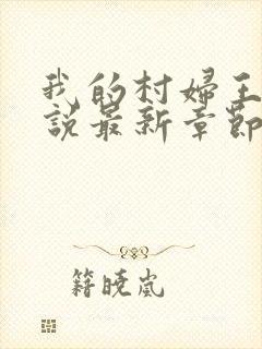 我的村妇王芳小说最新章节更新时间
