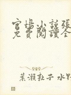 官场小说张卫东免费阅读全文