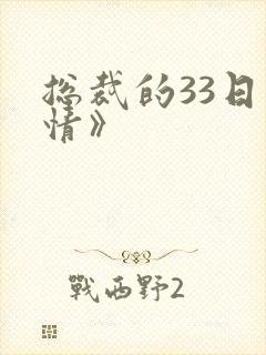 总裁的33日索情》