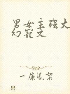 男女主强大的玄幻宠文