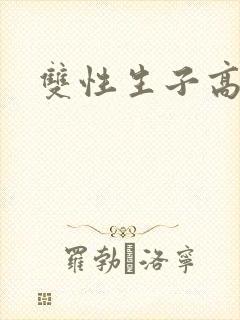 双性生子高h文