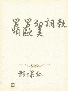 男男3p调教视频欧美