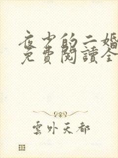 夜少的二婚新妻免费阅读全文