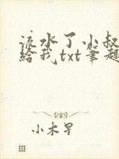 流水了小叔给我给我txt笔趣阁