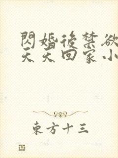 闪婚后禁欲大佬天天回家小说