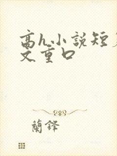 高h小说短篇辣文重口