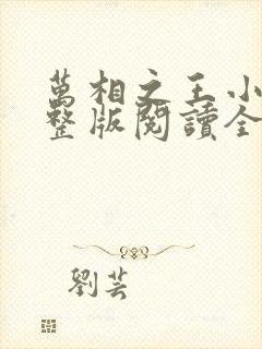 万相之王小说完整版阅读全文封面