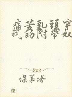 痛苦乳头穿环为我的附带奴隶