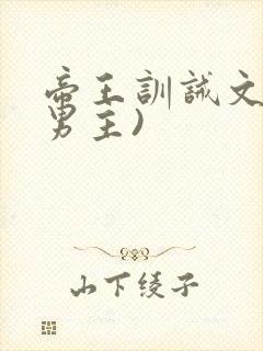 帝王训诫文(双男主)