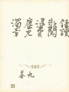 浊尘浔欢录29章免费阅读笔趣阁