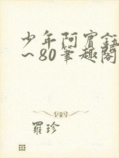 少年阿宾钰慧1～80笔趣阁