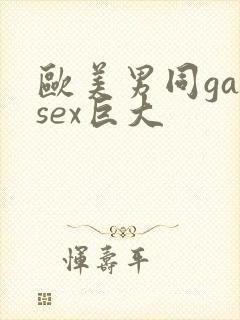 欧美男同gaysex巨大封面