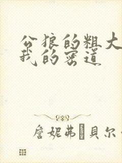 公狼的粗大挺进我的密道