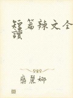 短篇辣文全文阅读