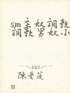 sm主奴调教:调教男奴小说