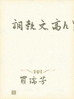 调教文高h男男