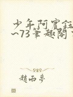 少年阿宾钰慧1~73笔趣阁有声