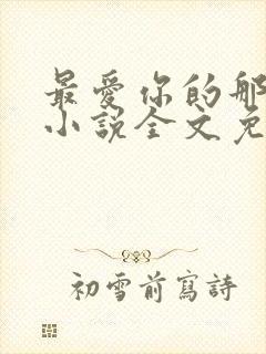 最爱你的那十年小说全文免费阅读