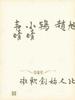 韦小鸨 赵旭李晴晴