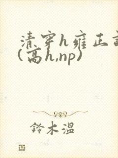 清穿h雍正调教(高h,np)