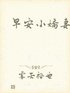 早安小娇妻封面