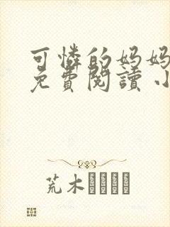 可怜的妈妈全文免费阅读 小说笔趣阁