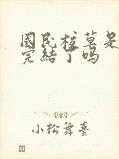 国民校草是女生完结了吗