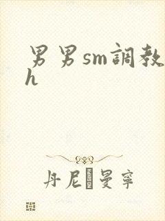 男男sm调教文h