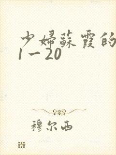 少妇苏霞的沉沦1一20