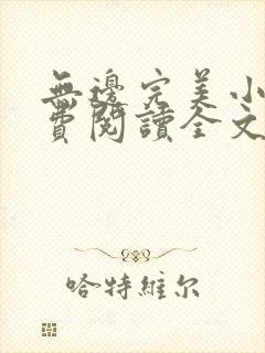 无边完美小说免费阅读全文最新章节