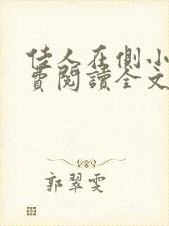 佳人在侧小说免费阅读全文无弹窗