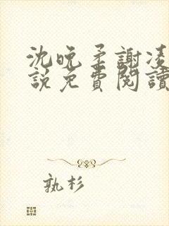 沈晚柔谢凌安小说免费阅读最新章节