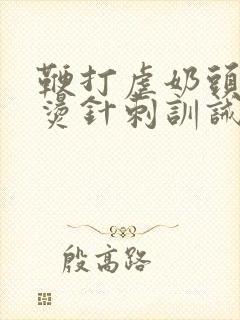 鞭打虐奶头烟头烫针刺训诫调教小说