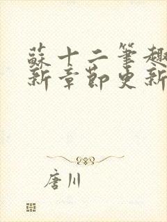 苏十二笔趣阁最新章节更新情况分享