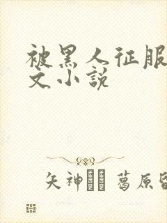 被黑人征服的淫文小说