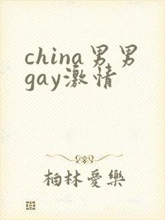 china男男gay激情封面