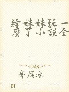 给妹妹玩一下怎么了小说全文阅读