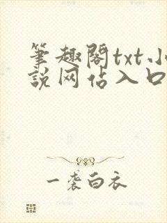 笔趣阁txt小说网站入口封面