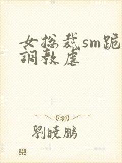 女总裁sm跪爬调教虐