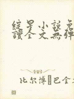 绽星小说免费阅读全文无弹窗