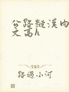 公路糙汉肉多荤文高h封面