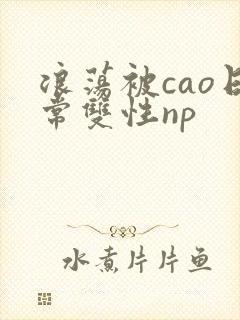 浪荡被cao日常双性np封面