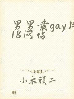 男男黄gay片18网站