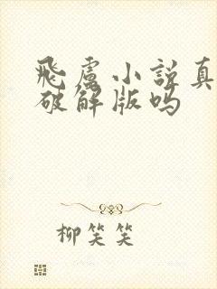 飞卢小说真的有破解版吗