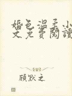 婚色温柔小说全文免费阅读封面