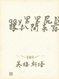gay男男屁股眼扒开来露出来