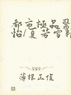 都市极品医神孙怡/夏若雪精校版封面