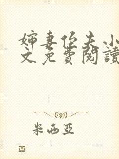 婶妻侄夫小说全文免费阅读最新章节封面